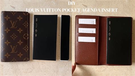 Louis Vuitton pocket agenda refill